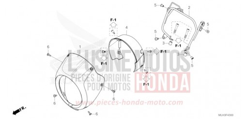FRONT COWL CMX500A2S de 2025